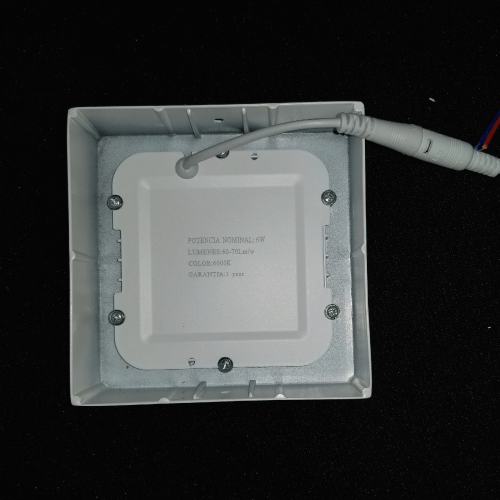 Plafón Sobrepuesto Cuadrado 6W Luz Fría Lumex - Imagen 2