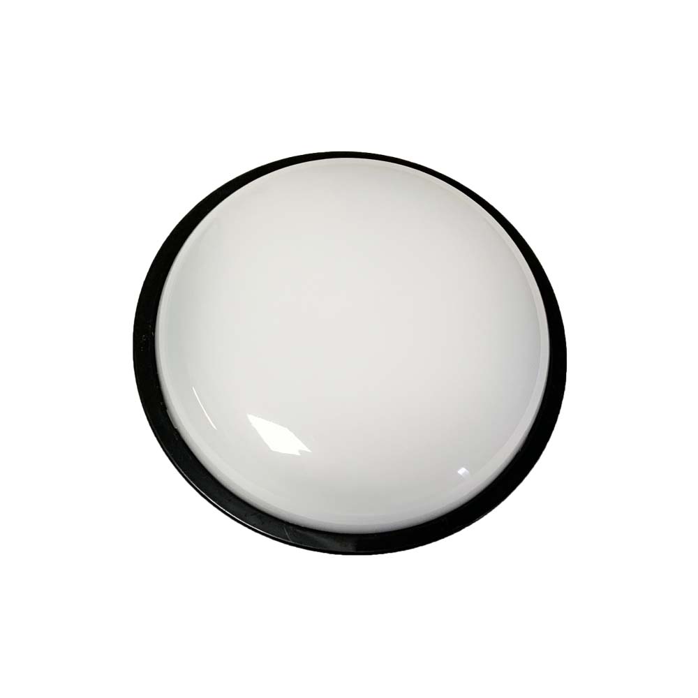 Plafón Sobrepuesto Redondo Negro 20W Ip54 Luz Neutro