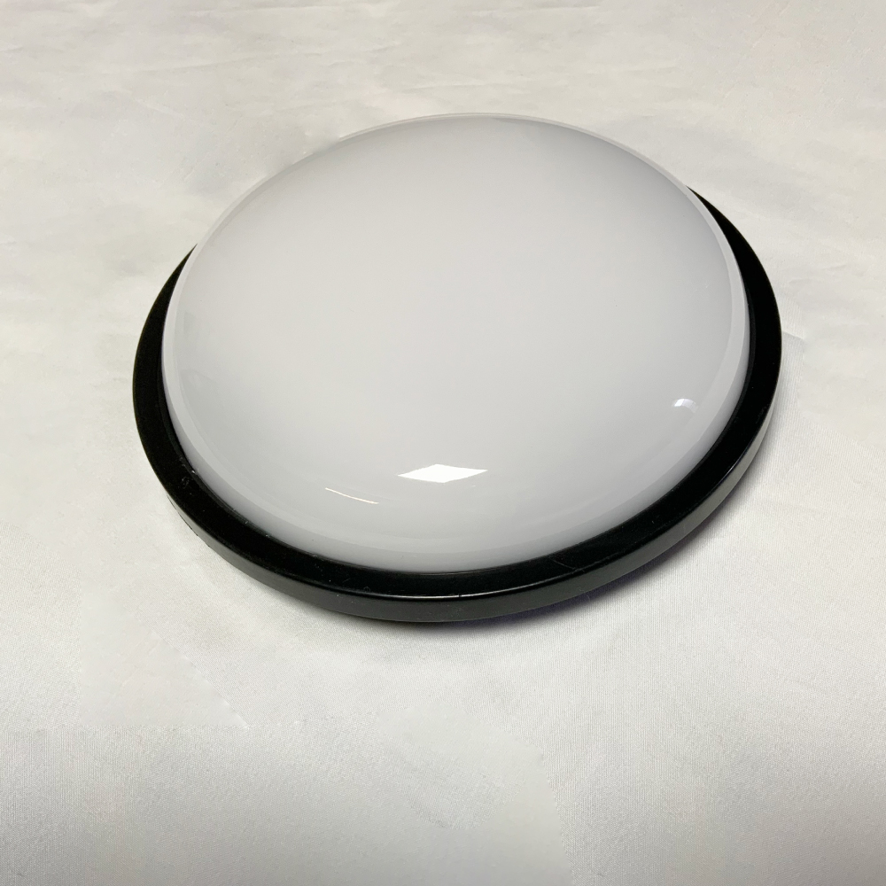 Plafón Sobrepuesto Redondo Negro 20W Ip54 Luz Cálido - Imagen 3