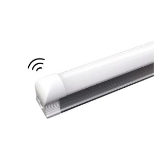 Tubo Led T8 Aluminio 120Cm 18W Con Sensor Y Base