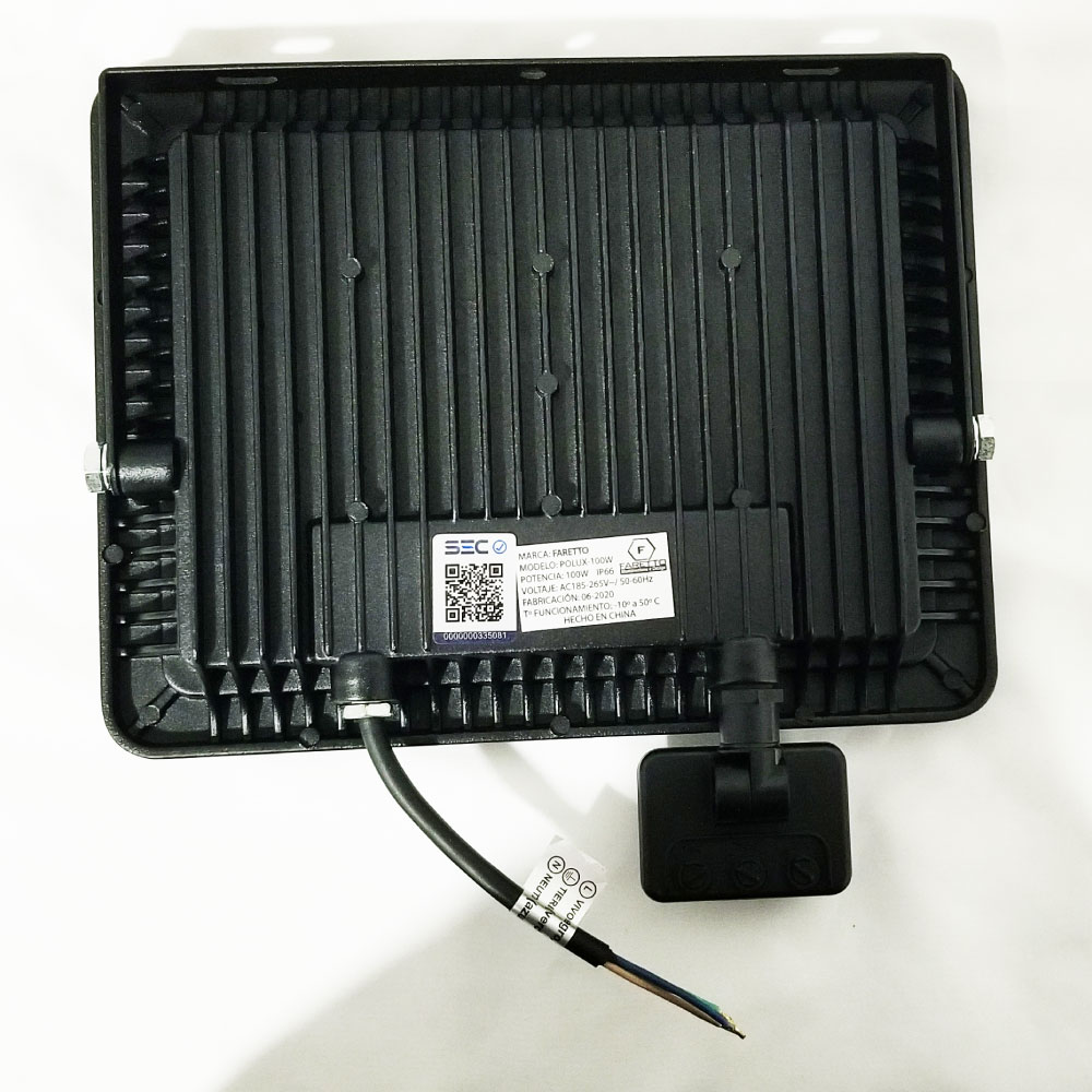 Proyector Polux 100W Con Sensor, Luz Fría - Imagen 2