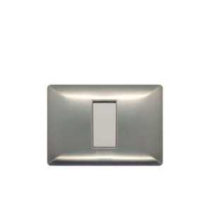 S22 Interruptor Conmutador 9/24 P/Aluminio-M/Blanco