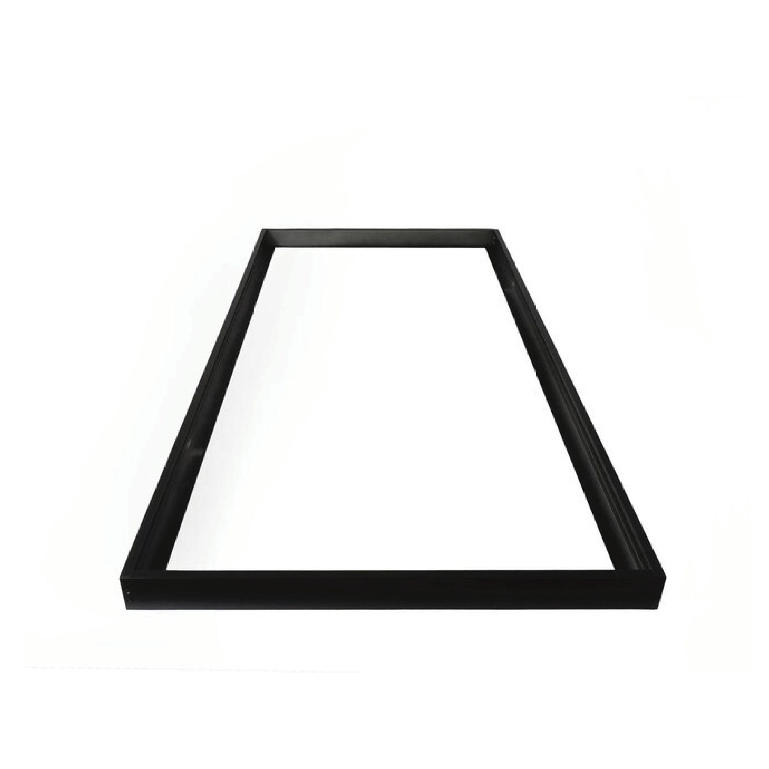 MARCO NEGRO PARA PANEL 603X1203X65MM PVC