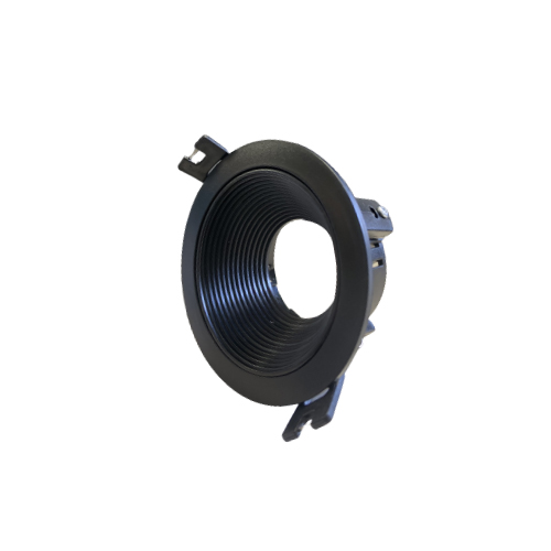 BASE EMBUTIDA REDONDA PROFUNDA PARA GU10 NEGRA