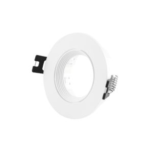 BASE EMBUTIDA REDONDA PARA GU10 BLANCA
