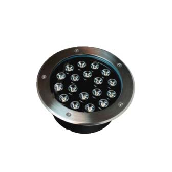 FOCO DE PISO 18W LUZ CÁLIDA
